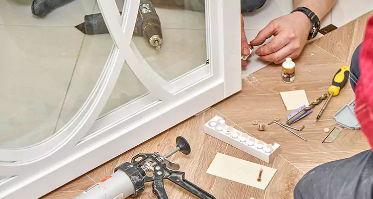 Interior Patio Door Casing Repair in Edgewater, FL