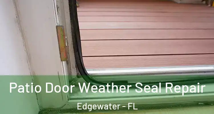 Patio Door Weather Seal Repair Edgewater - FL